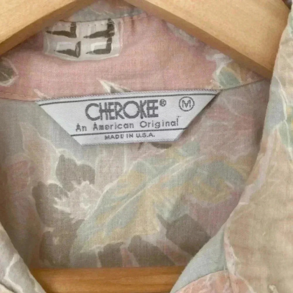 Cherokee Womens Vintage Button Down Shirt - Picture 5 of 8
